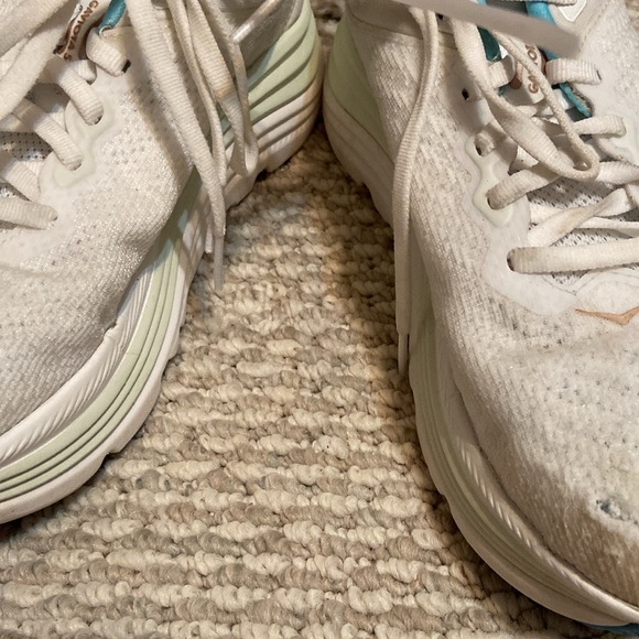 Hoka One One Bondi 8 Women's Size 8.5 B Frost Rose Gold Shoes 1127952 FTRS - Picture 6 of 9